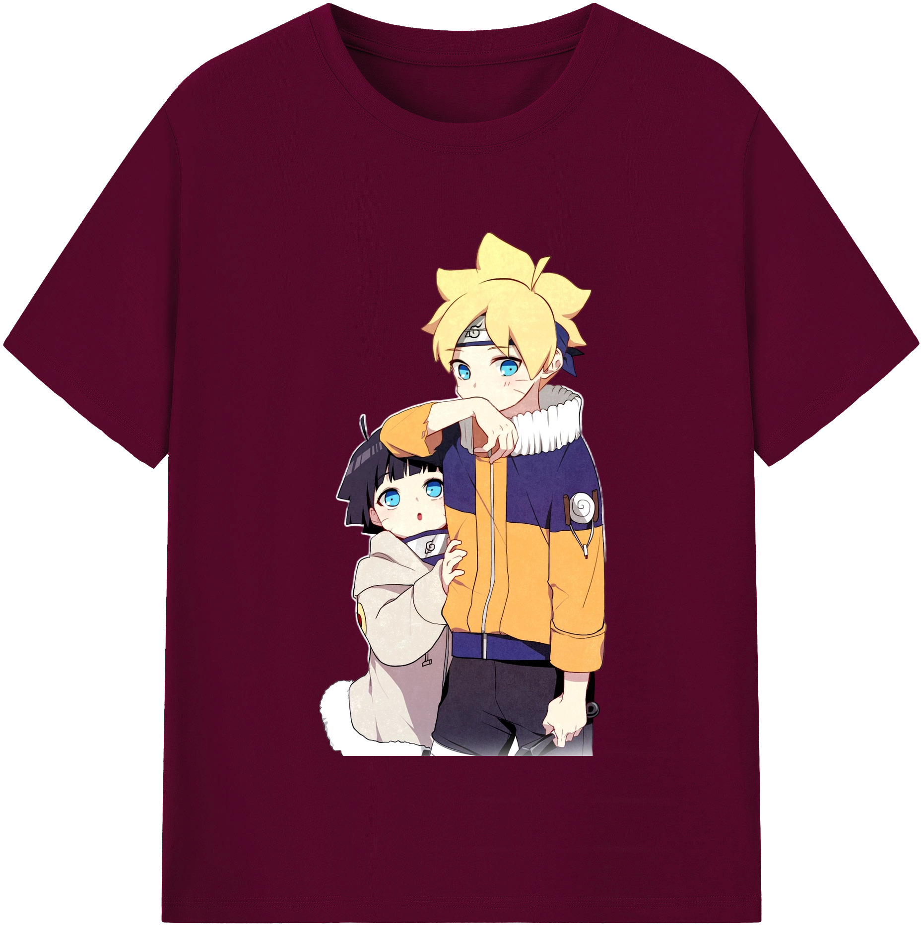 （画像用） NARUTO -ナルト- うずまき ボルト Uzumaki Boruto レディースカジュアルプリントTシャツ（綿100％）